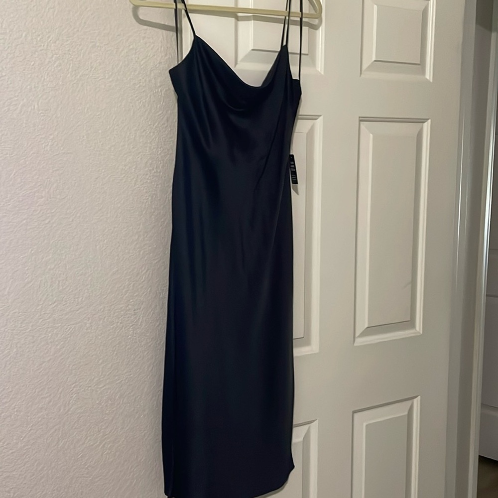 Satin slip dress